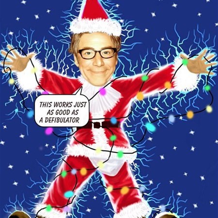 Shocked Santa Caricature for Christmas from Photo,by myDaVinci - myDaVinci